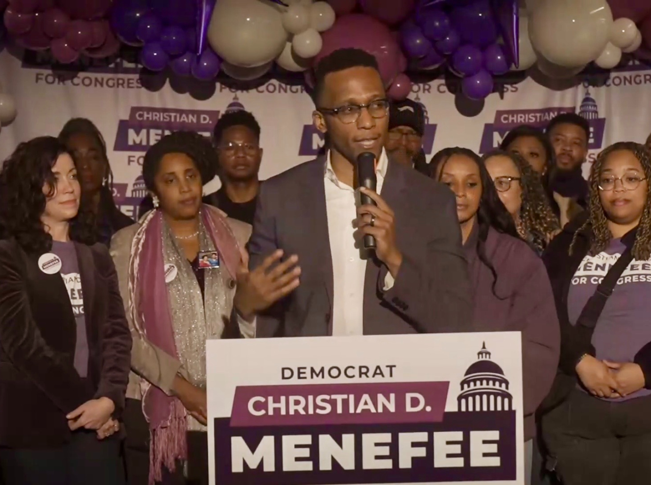 Christian Menefee Will Focus on Opposing Trump’s Agenda