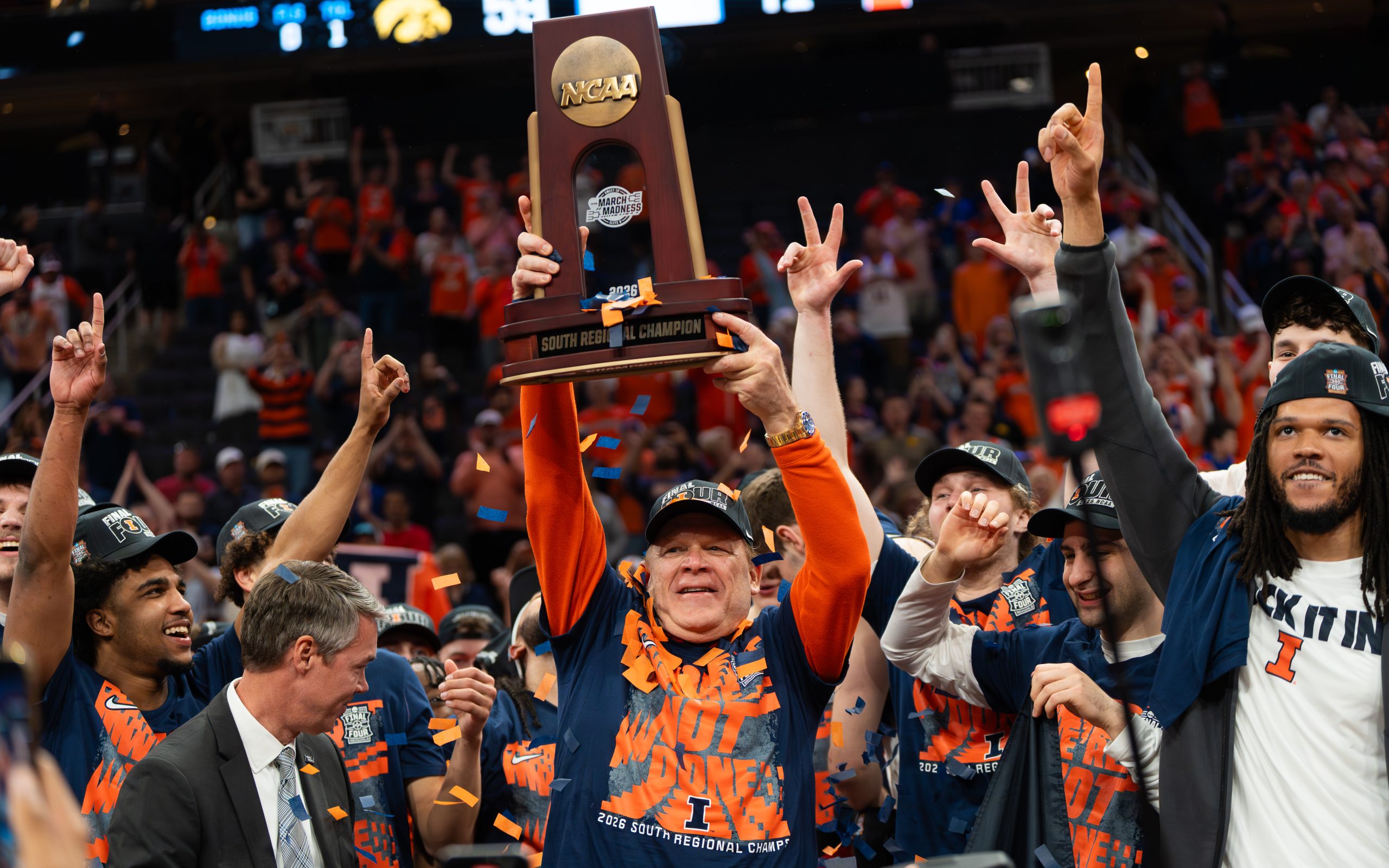 Final Four-bound: Illinois defeats Iowa to win the South Region